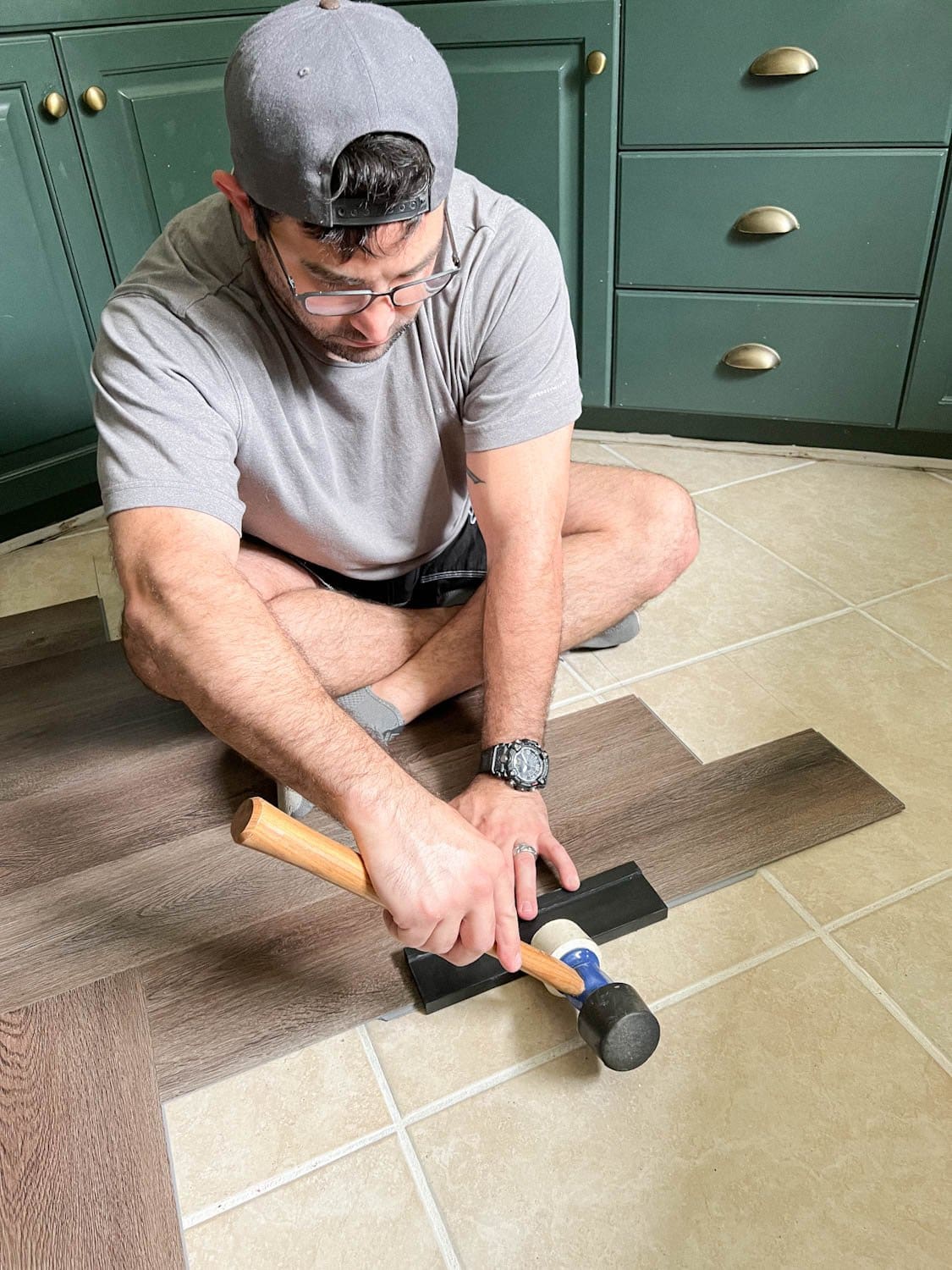 installing LVP flooring over tile
