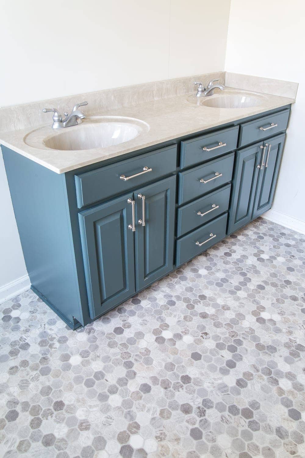 How to install sheet vinyl flooring over old tile
