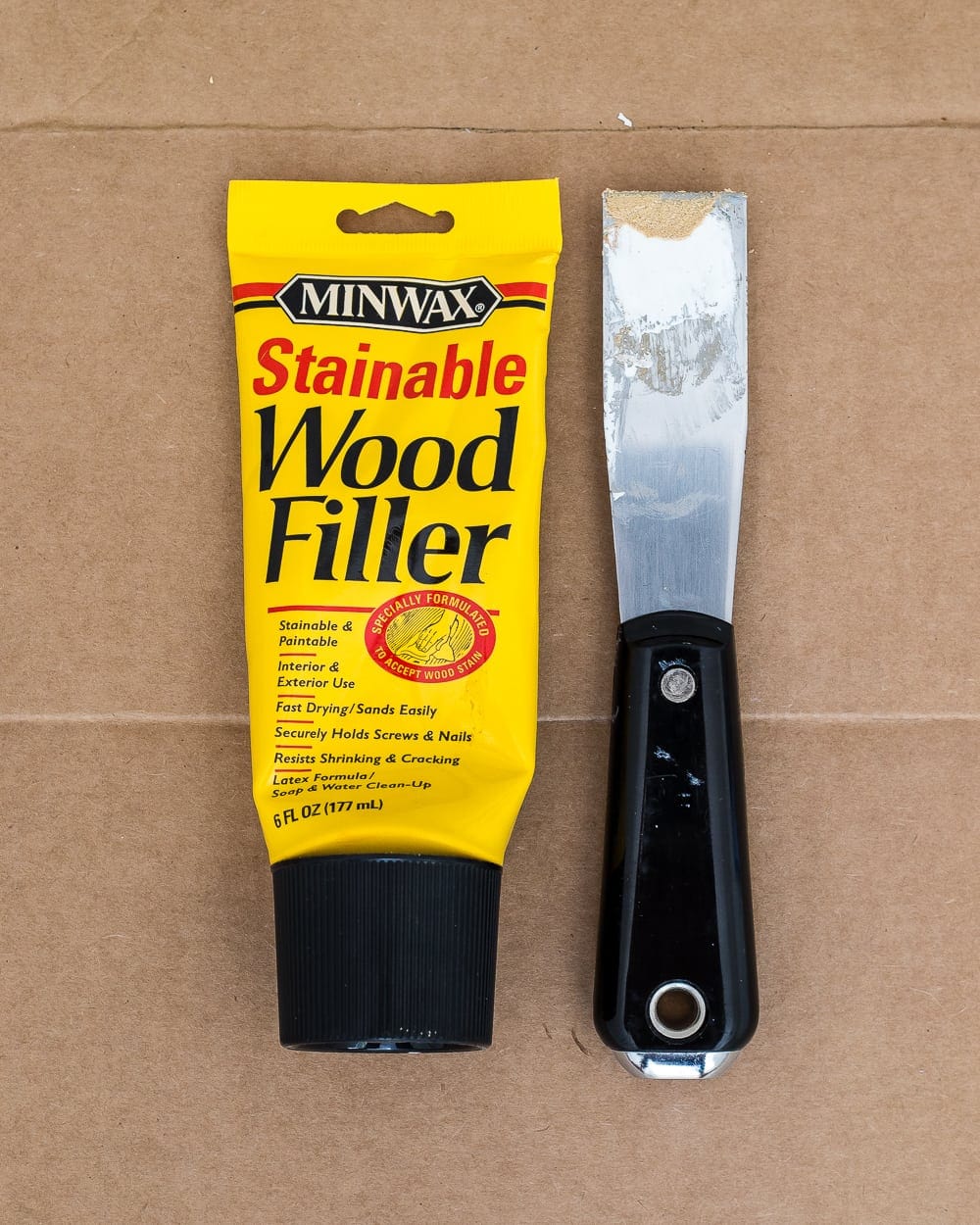 wood filler before painting interior doors