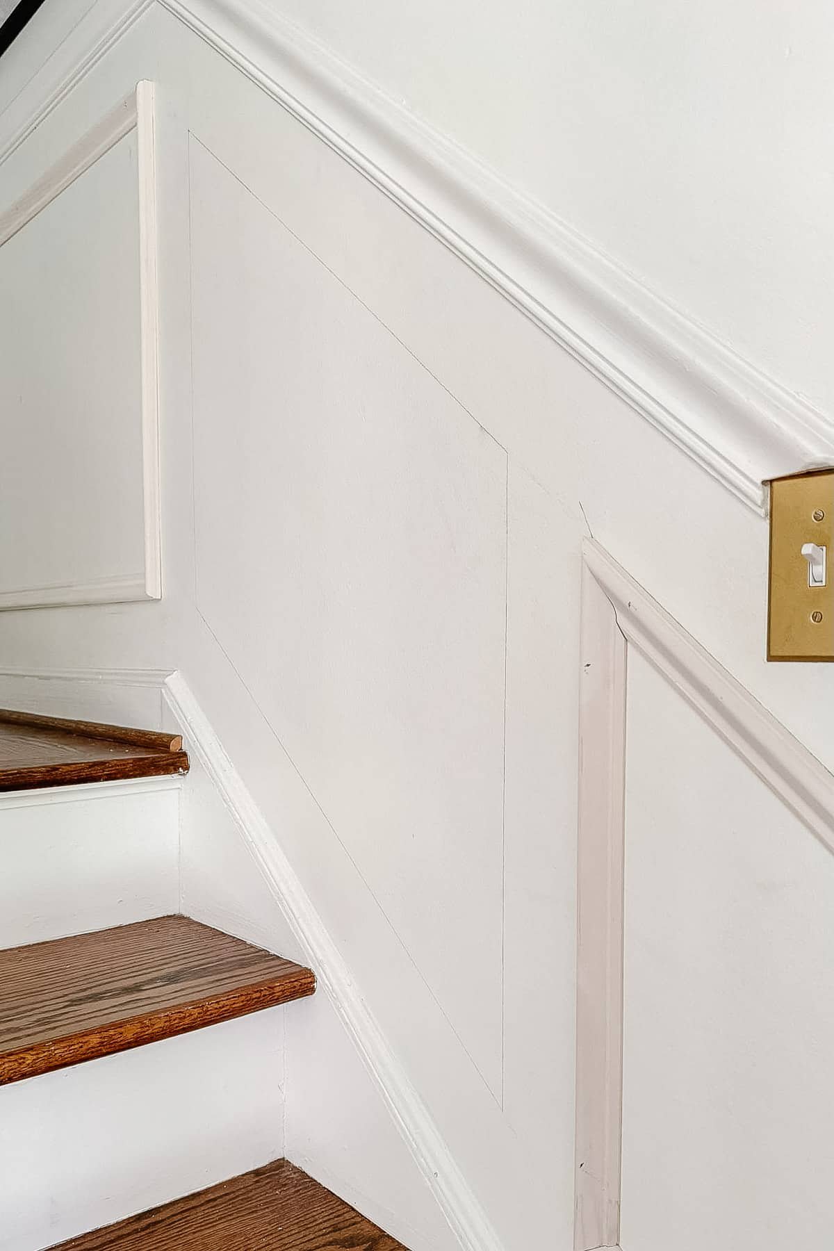 pencil markings on stairs for molding